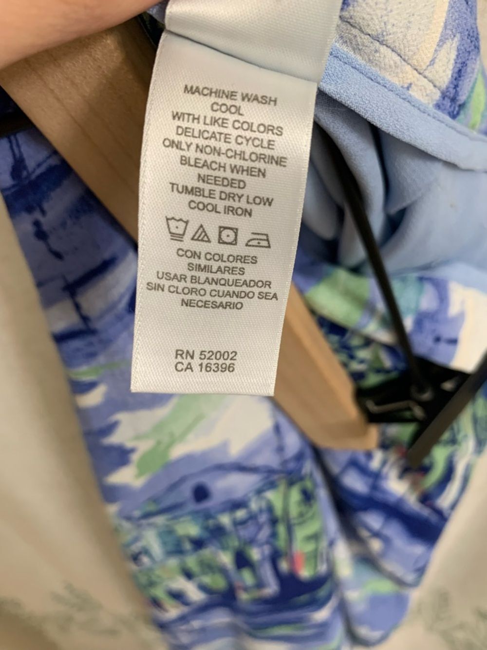 Liz Claiborne Cupro Coastal Seaport A line Printed Midi Skirt Seaside City 10 - Picture 9 of 9